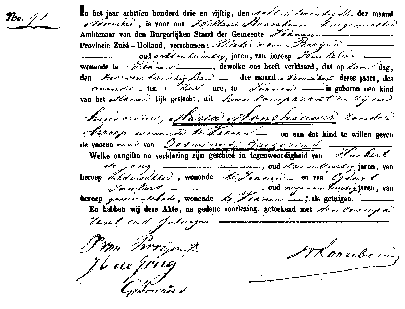 18531128 geb akte 91 Goswinus G zv P v Rooijen - M Monshouwer